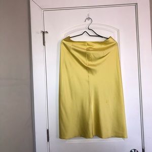 Nasty gal yellow biased skirt.